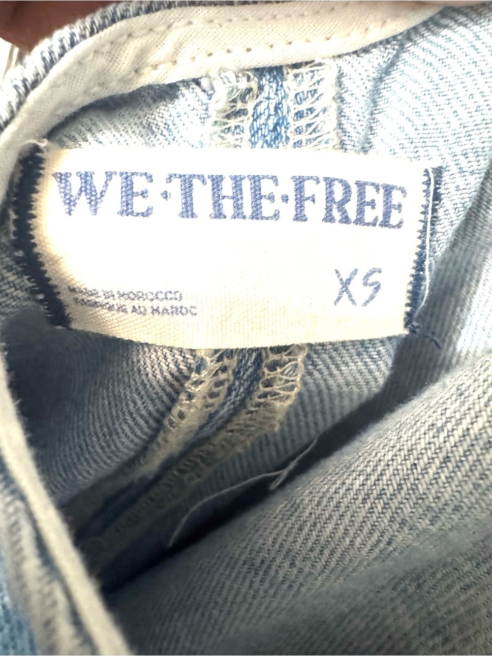 We The Free Free People High Roller Light Wash Denim Jumpsuit - Picture 3 of 5